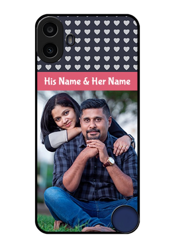 Nothing CMF Phone 1 Custom Glass Phone Case - Love Symbols Design