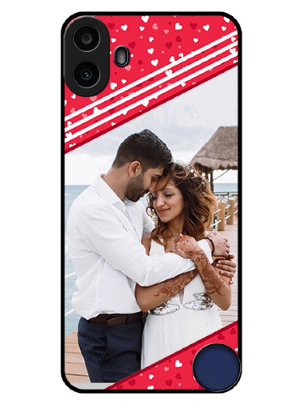 Custom Nothing CMF Phone 1 Custom Glass Phone Case - Valentines Gift Design