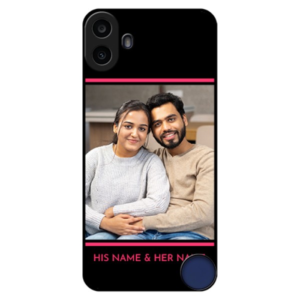 Nothing CMF Phone 1 Custom Glass Phone Case - With Add Text Design
