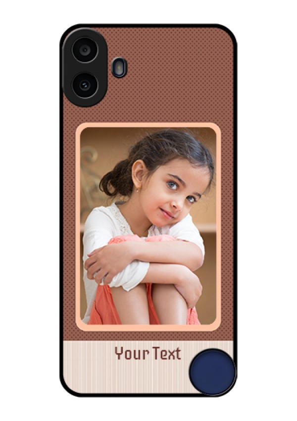 Nothing CMF Phone 1 Custom Glass Phone Case - Simple Pic Upload Design