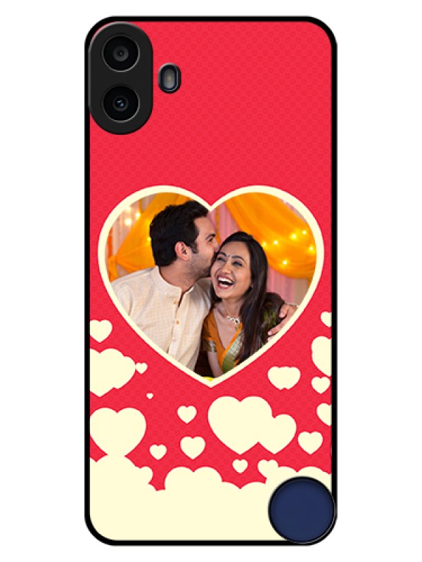 Custom Nothing CMF Phone 1 Custom Glass Phone Case - Love Symbols Phone Cover Design