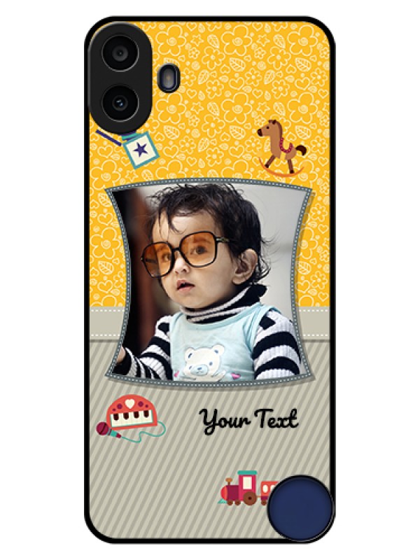 Custom Nothing CMF Phone 1 Custom Glass Phone Case - Baby Picture Upload Design