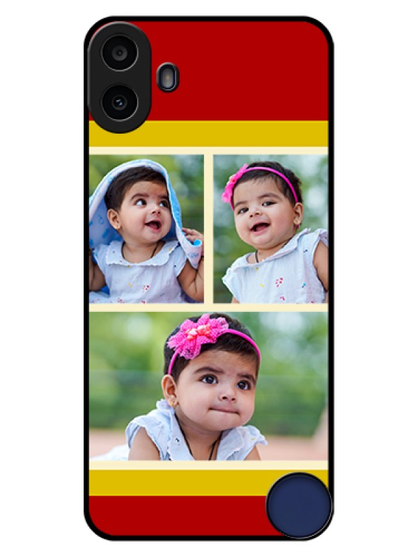 Custom Nothing CMF Phone 1 Custom Glass Phone Case - Multiple Pic Upload Design