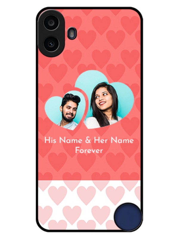 Custom Nothing CMF Phone 1 Custom Glass Phone Case - Couple Pic Upload Design