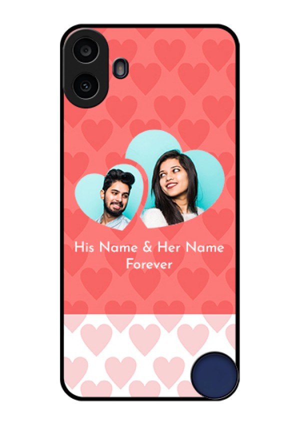 Nothing CMF Phone 1 Custom Glass Phone Case - Couple Pic Upload Design