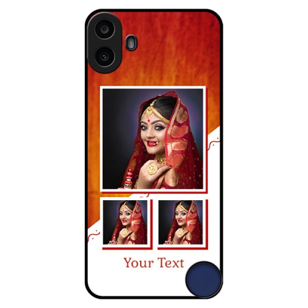 Nothing CMF Phone 1 Custom Glass Phone Case - Wedding Memories Design