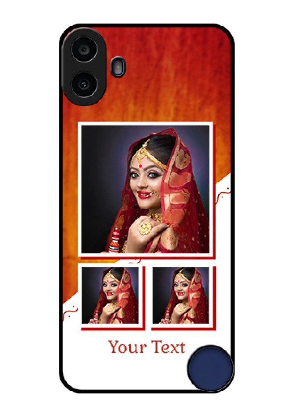 Nothing CMF Phone 1 Custom Glass Phone Case - Wedding Memories Design