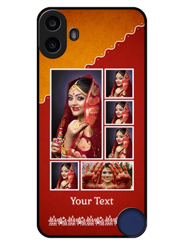 Custom Nothing CMF Phone 1 Custom Glass Phone Case - Wedding Pic Upload Design