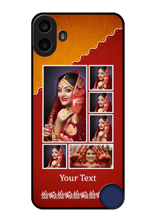 Nothing CMF Phone 1 Custom Glass Phone Case - Wedding Pic Upload Design