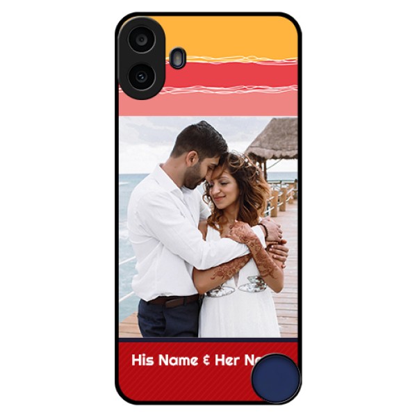 Nothing CMF Phone 1 Custom Glass Phone Case - Colorful Case Design