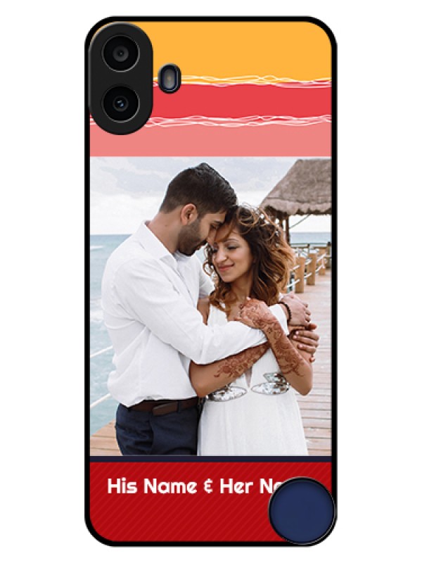 Custom Nothing CMF Phone 1 Custom Glass Phone Case - Colorful Case Design