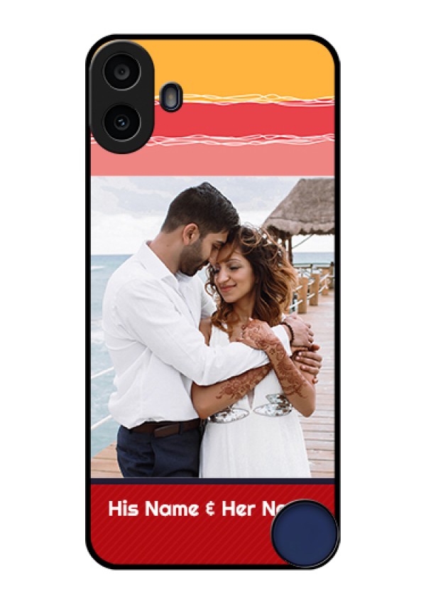 Nothing CMF Phone 1 Custom Glass Phone Case - Colorful Case Design