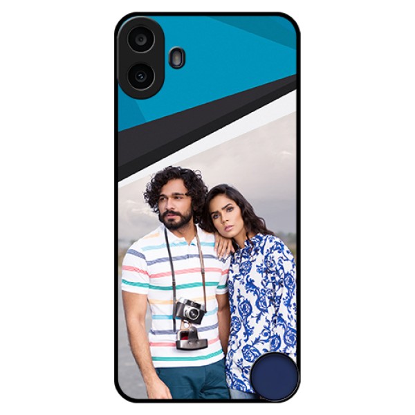 Nothing CMF Phone 1 Custom Glass Phone Case - Simple Pattern Photo Upload Design