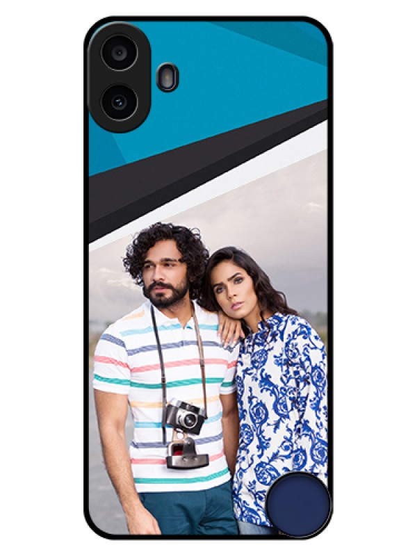 Custom Nothing CMF Phone 1 Custom Glass Phone Case - Simple Pattern Photo Upload Design