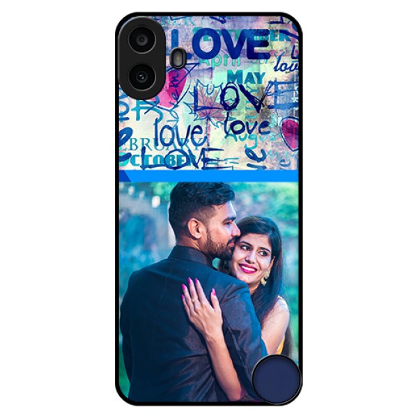 Nothing CMF Phone 1 Custom Glass Phone Case - Colorful Love Design