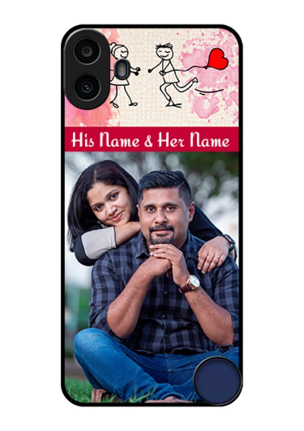 Nothing CMF Phone 1 Custom Glass Phone Case - You And Me Case Design