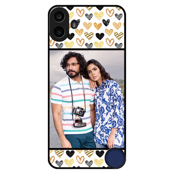 Nothing CMF Phone 1 Custom Glass Phone Case - Love Symbol Design