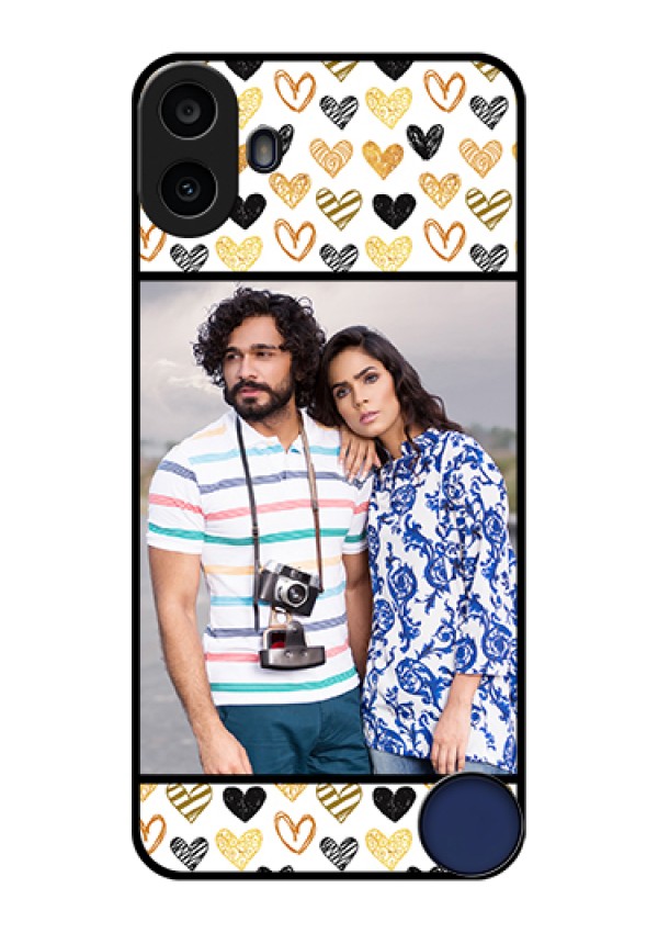 Nothing CMF Phone 1 Custom Glass Phone Case - Love Symbol Design