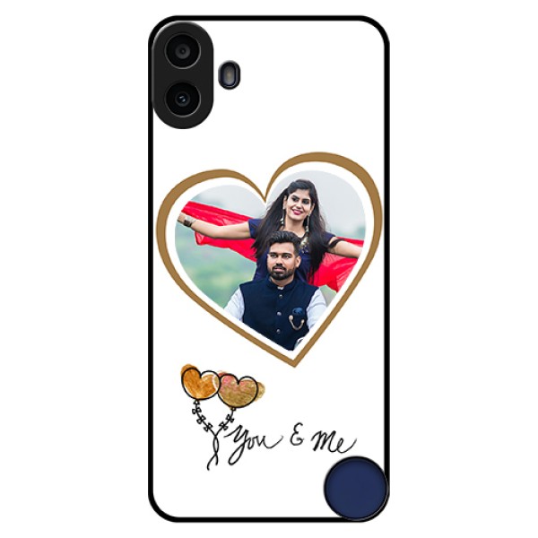 Nothing CMF Phone 1 Custom Glass Phone Case - You & Me Design