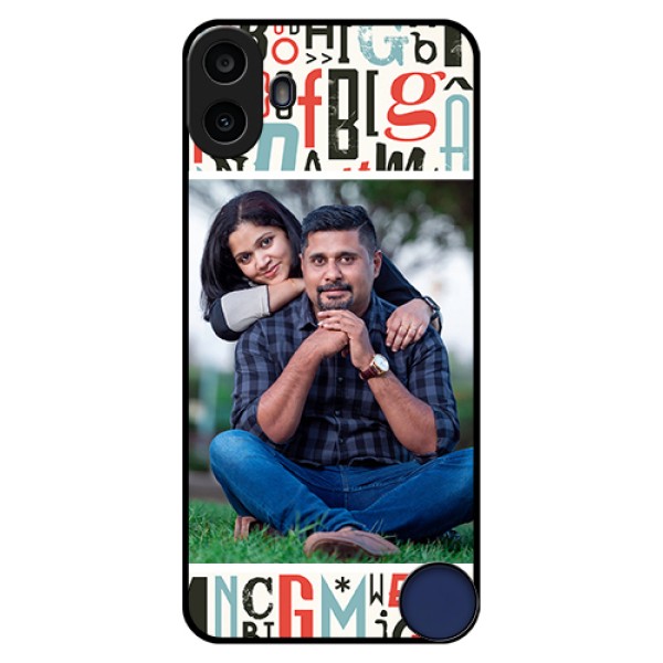 Nothing CMF Phone 1 Custom Glass Phone Case - Alphabet Design