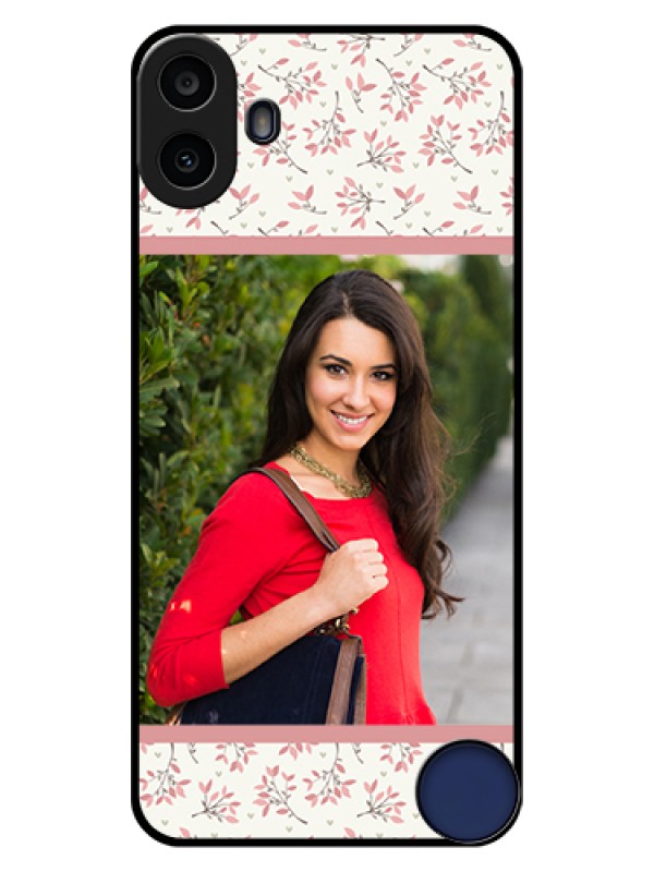 Custom Nothing CMF Phone 1 Custom Glass Phone Case - Stunning Floral Design