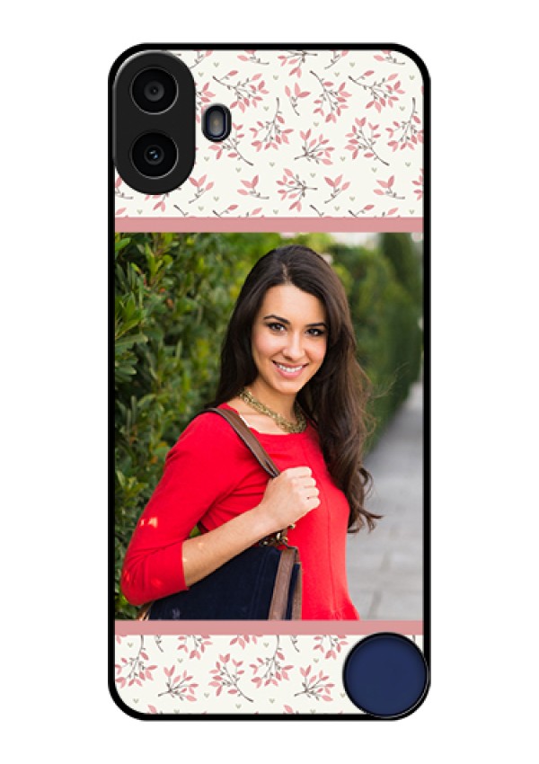 Nothing CMF Phone 1 Custom Glass Phone Case - Stunning Floral Design