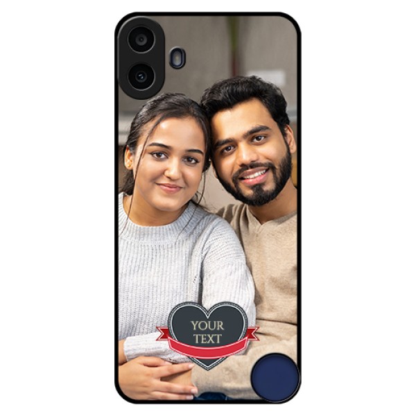 Nothing CMF Phone 1 Custom Glass Phone Case - Just Married Couple Design