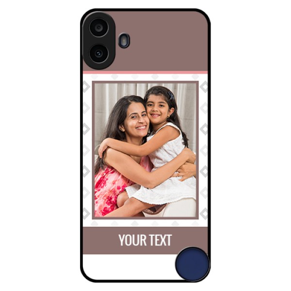 Nothing CMF Phone 1 Custom Glass Phone Case - Simple Diamond Design Nothing CMF Phone 1 Custom Glass Phone Case - Simple Diamond Design