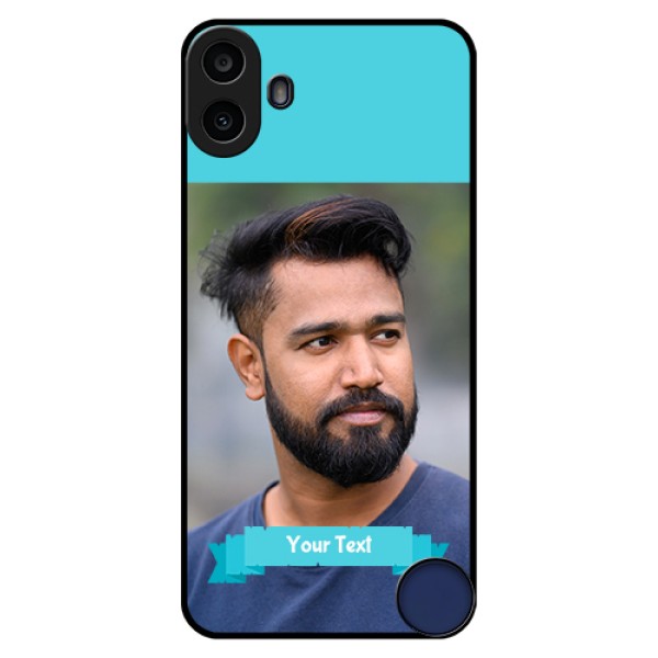 Nothing CMF Phone 1 Custom Glass Phone Case - Blue Color Design