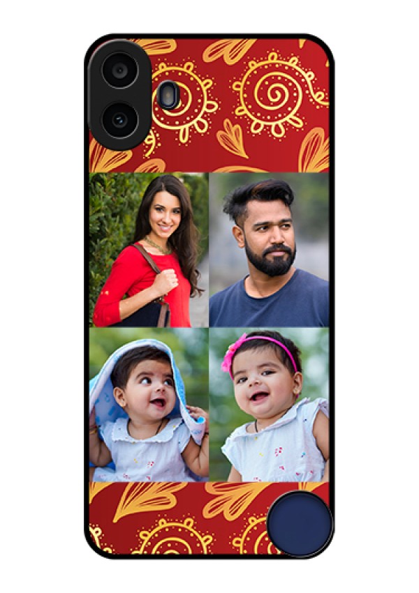 Nothing CMF Phone 1 Custom Glass Phone Case - 4 Image Traditional Design