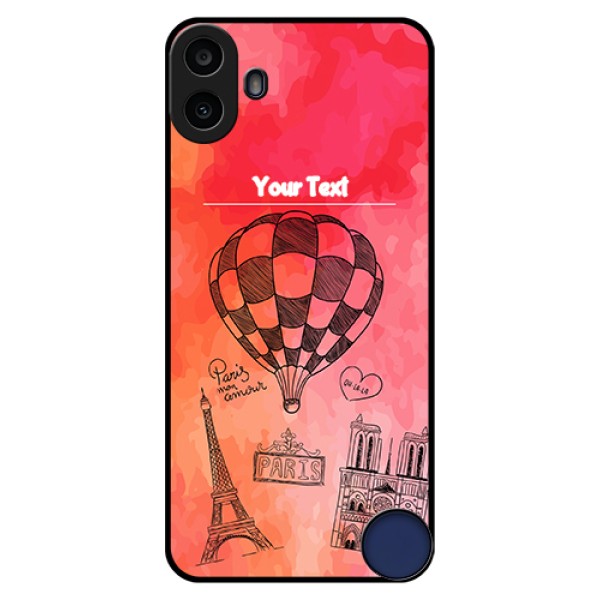 Nothing CMF Phone 1 Custom Glass Phone Case - Paris Theme Design