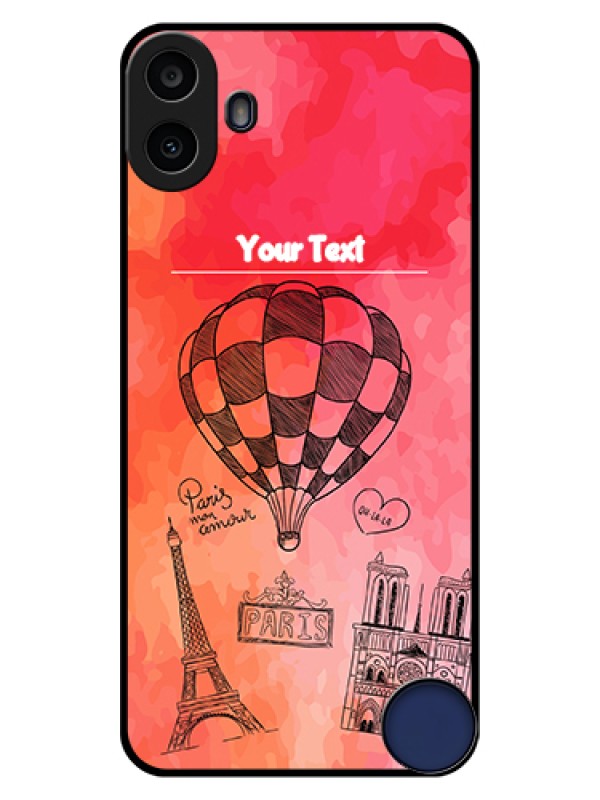 Custom Nothing CMF Phone 1 Custom Glass Phone Case - Paris Theme Design