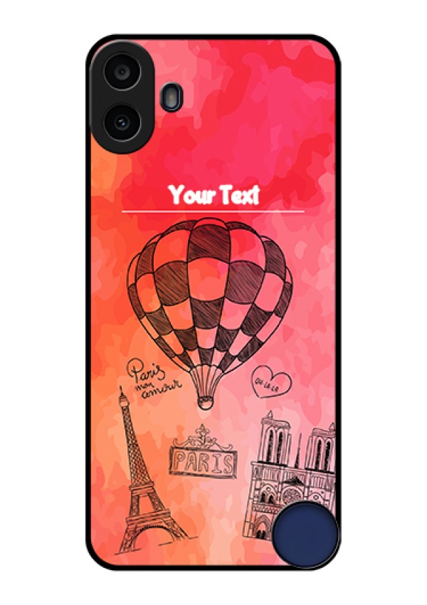 Nothing CMF Phone 1 Custom Glass Phone Case - Paris Theme Design