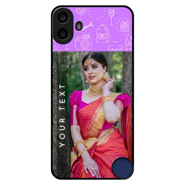 Nothing CMF Phone 1 Custom Glass Phone Case - Birthday Icons Design