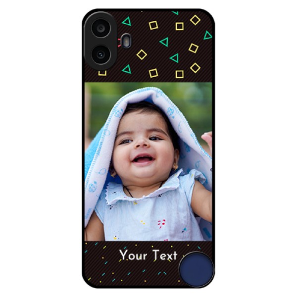 Nothing CMF Phone 1 Custom Glass Phone Case - With Confetti Birthday Design Nothing CMF Phone 1 Custom Glass Phone Case - With Confetti Birthday Design