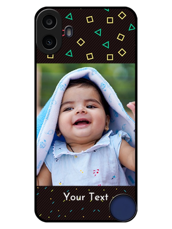 Custom Nothing CMF Phone 1 Custom Glass Phone Case - With Confetti Birthday Design