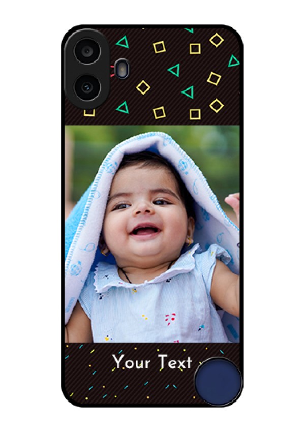 Nothing CMF Phone 1 Custom Glass Phone Case - With Confetti Birthday Design