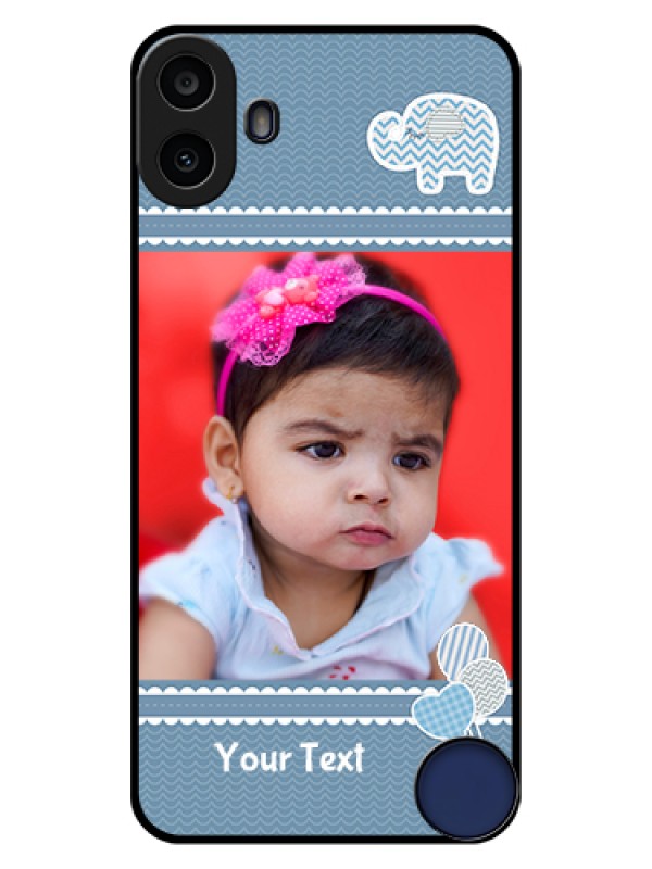 Custom Nothing CMF Phone 1 Custom Glass Phone Case - With Kids Pattern Design