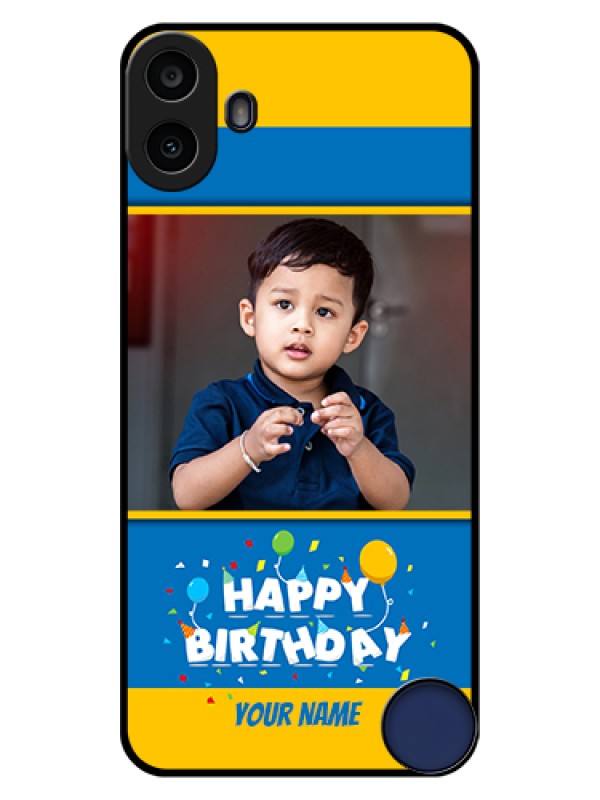 Custom Nothing CMF Phone 1 Custom Glass Phone Case - Birthday Wishes Design