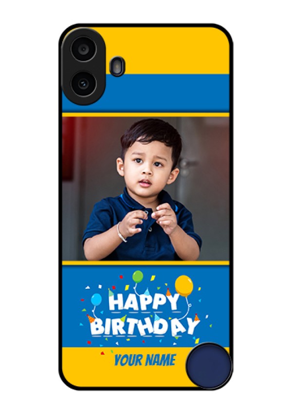 Nothing CMF Phone 1 Custom Glass Phone Case - Birthday Wishes Design