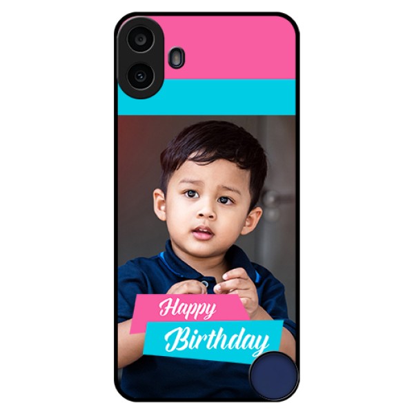 Nothing CMF Phone 1 Custom Glass Phone Case - Image Holder With 2 Color Design Nothing CMF Phone 1 Custom Glass Phone Case - Image Holder With 2 Color Design