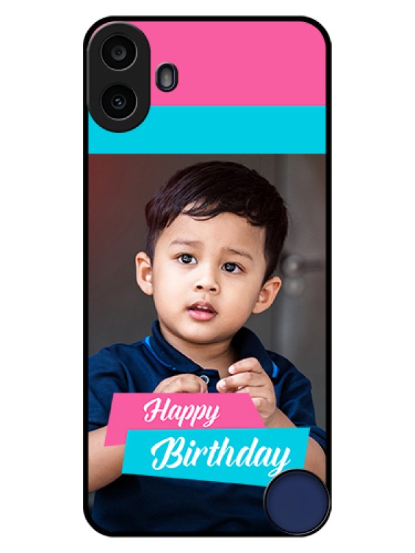 Custom Nothing CMF Phone 1 Custom Glass Phone Case - Image Holder With 2 Color Design