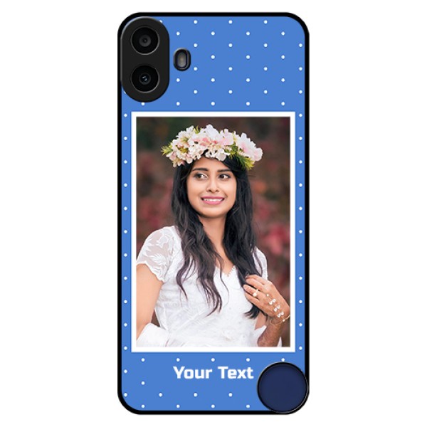Nothing CMF Phone 1 Custom Glass Phone Case - Polka Dots Design