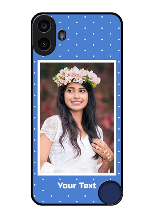 Nothing CMF Phone 1 Custom Glass Phone Case - Polka Dots Design