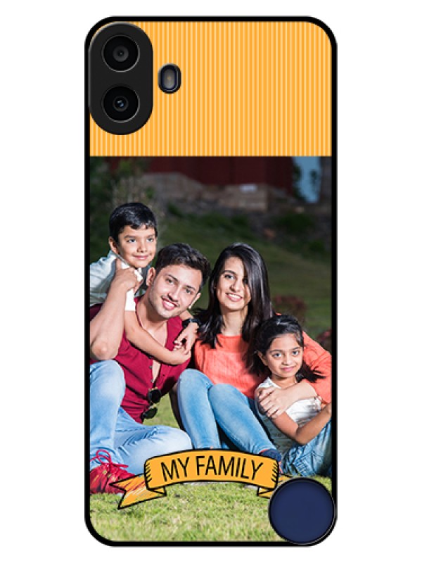Custom Nothing CMF Phone 1 Custom Glass Phone Case - My Family Design