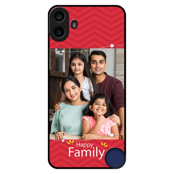Nothing CMF Phone 1 Custom Glass Phone Case - Happy Family Design