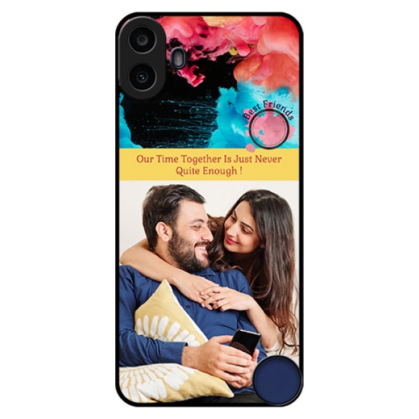 Nothing CMF Phone 1 Custom Glass Phone Case - Quote With Acrylic Painting Design