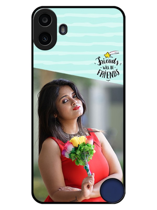 Custom Nothing CMF Phone 1 Custom Glass Phone Case - Friends Picture Icon Design