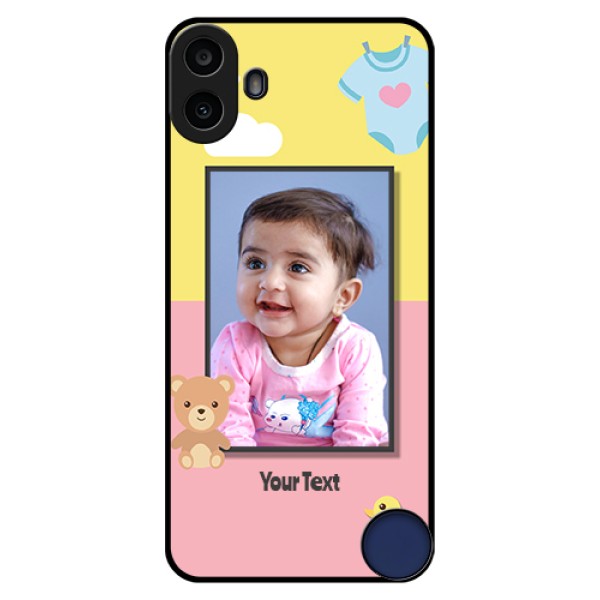 Nothing CMF Phone 1 Custom Glass Phone Case - Kids 2 Color Design