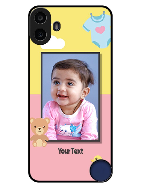 Custom Nothing CMF Phone 1 Custom Glass Phone Case - Kids 2 Color Design